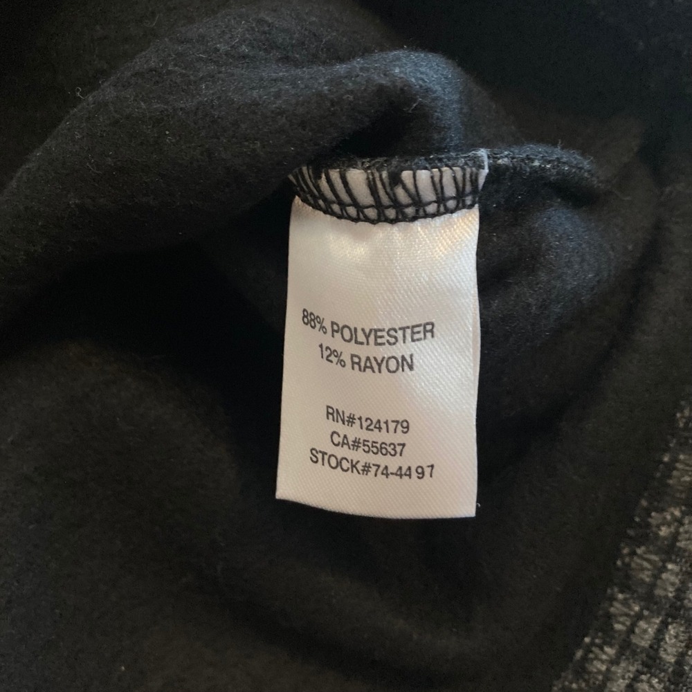 Johnston & Murphy Mens Pullover Sweater Quarter Zip Gray Knift Waffle  Size L - Picture 5 of 7